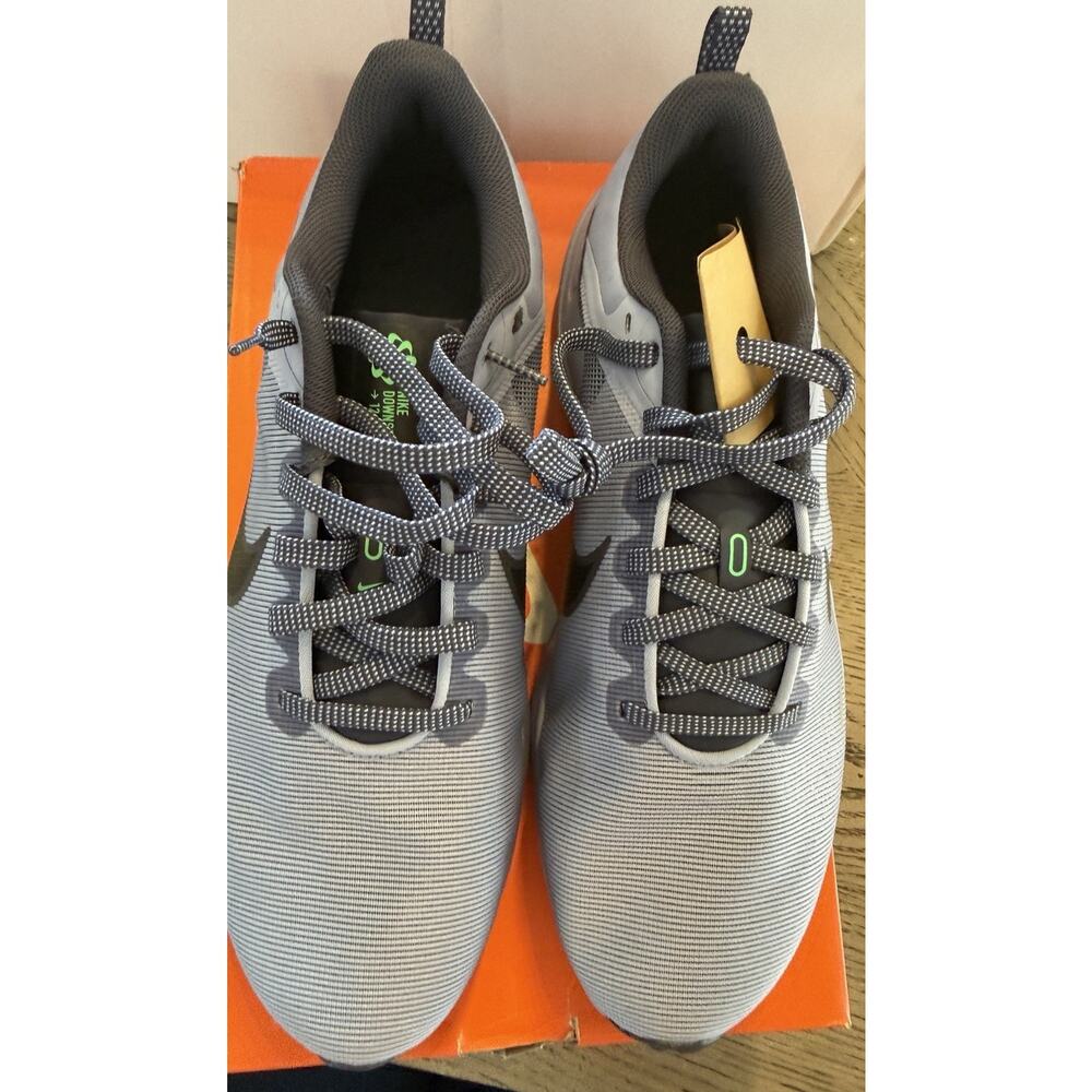 Nike Downshifter 12 Men's Shoes Indigo Haze Gridiron DD9293 500 Size 12